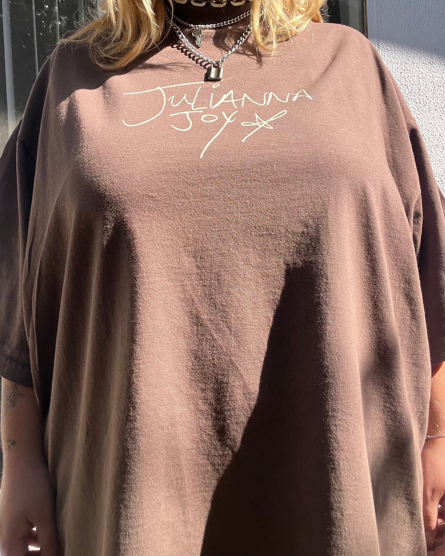brown julianna joy tee