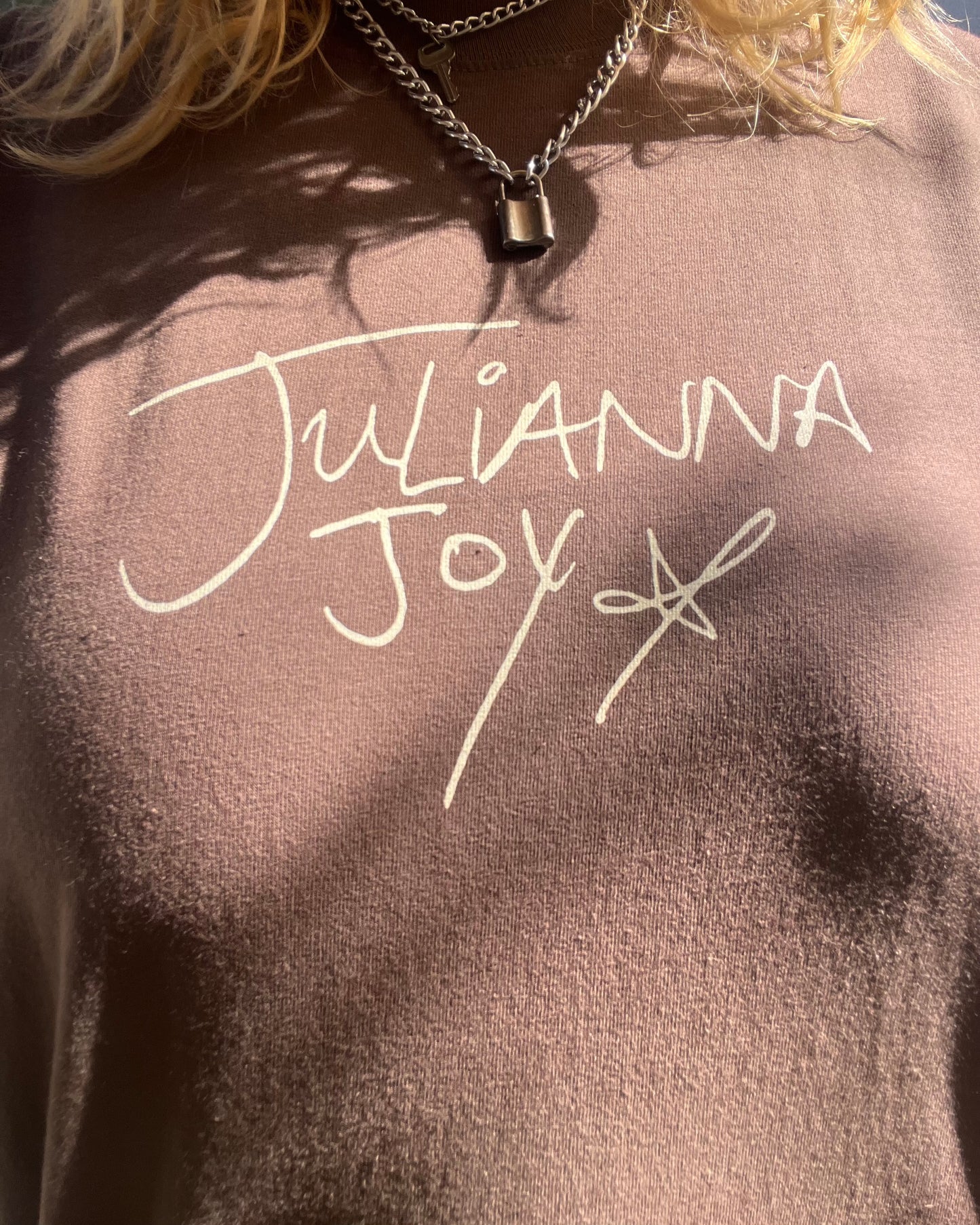 brown julianna joy tee