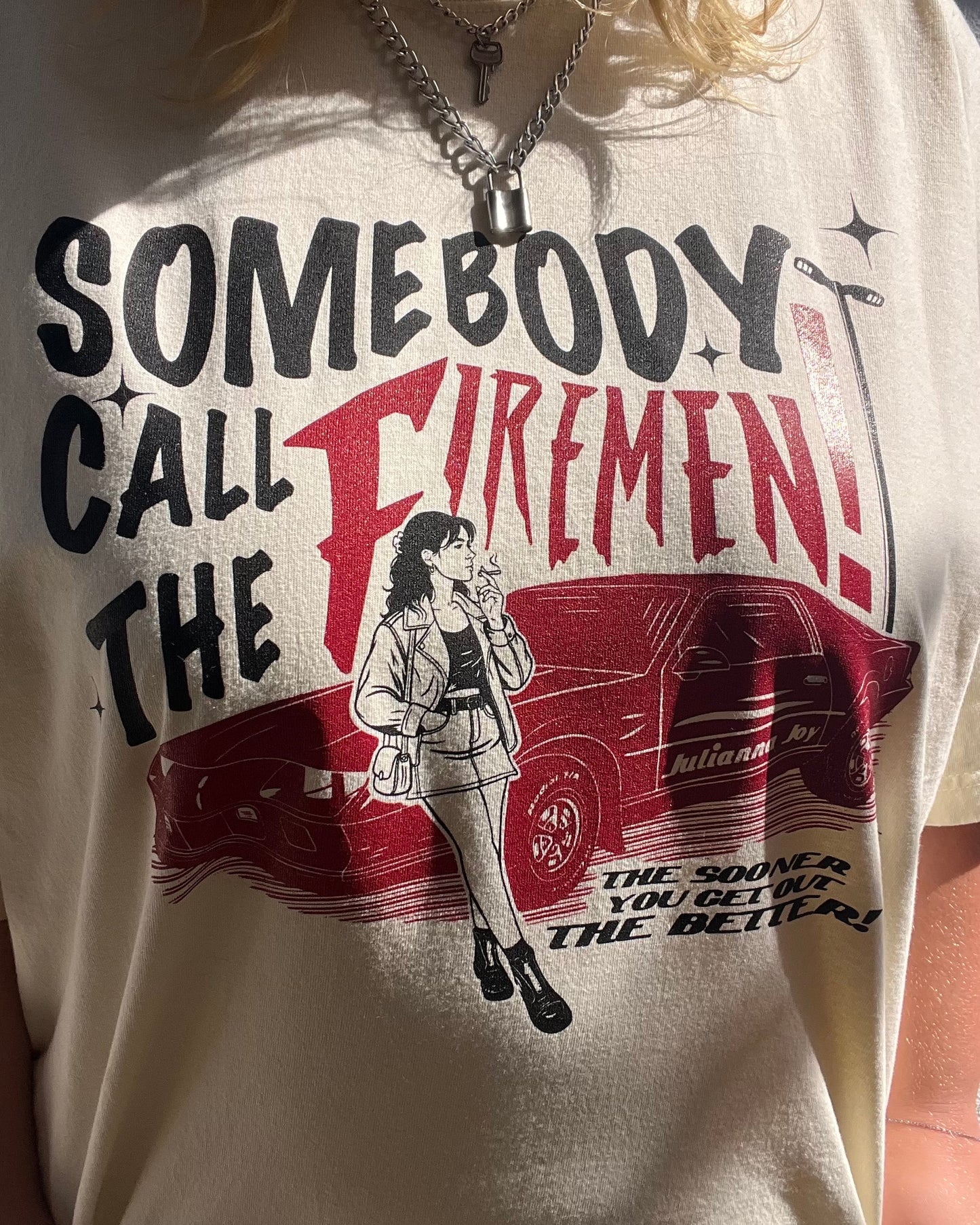 cream 'somebody call the firemen!' album tee