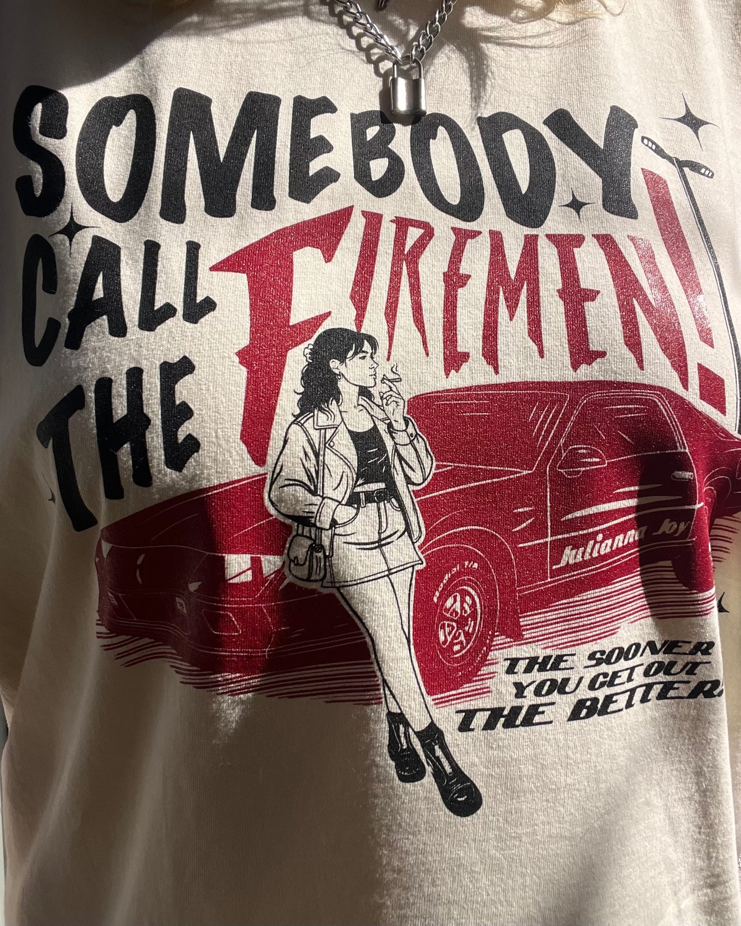 cream 'somebody call the firemen!' album tee