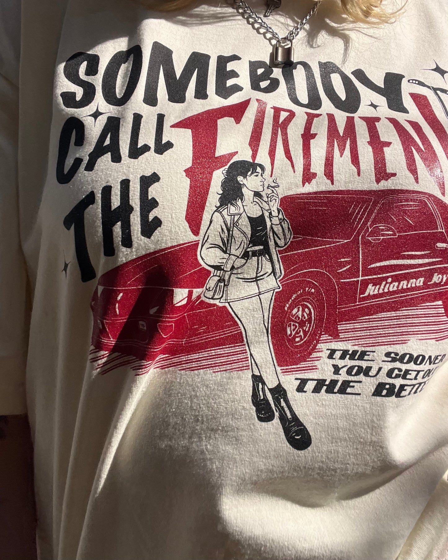 cream 'somebody call the firemen!' album tee