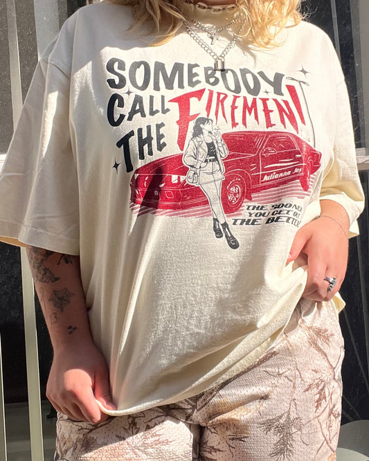 cream 'somebody call the firemen!' album tee
