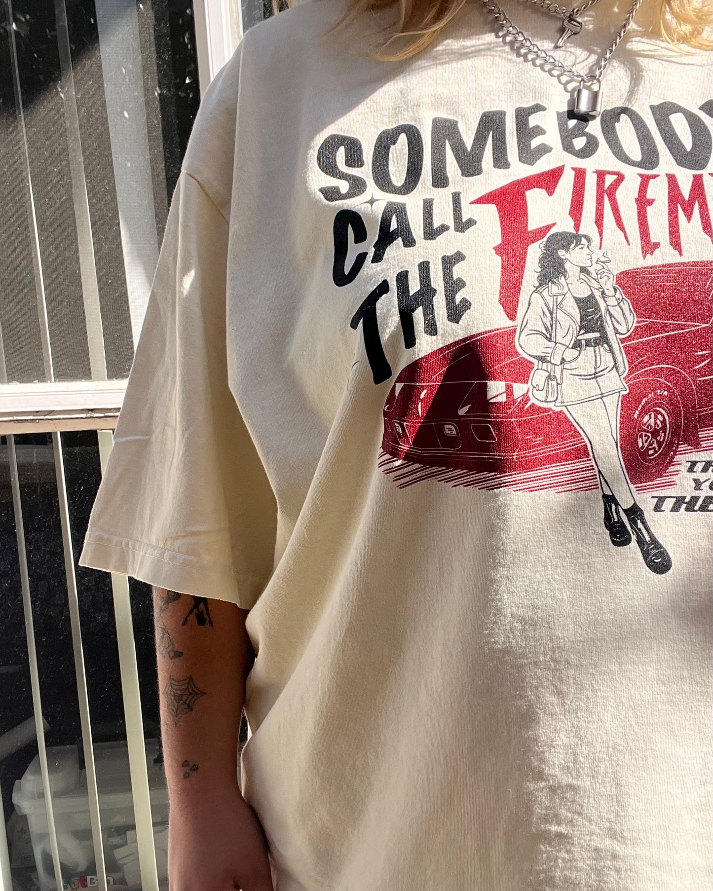 cream 'somebody call the firemen!' album tee