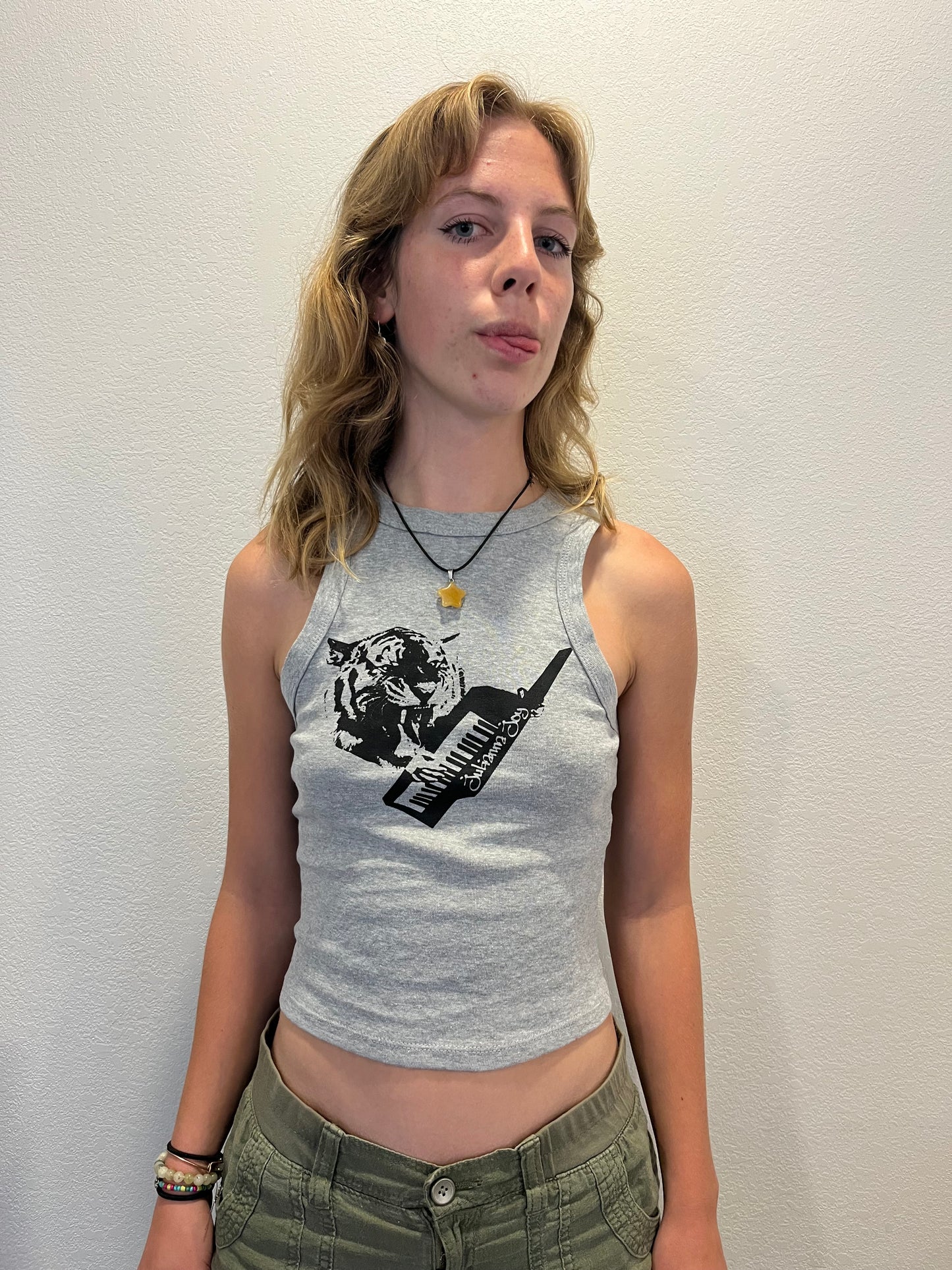 grey tiger keytar tank