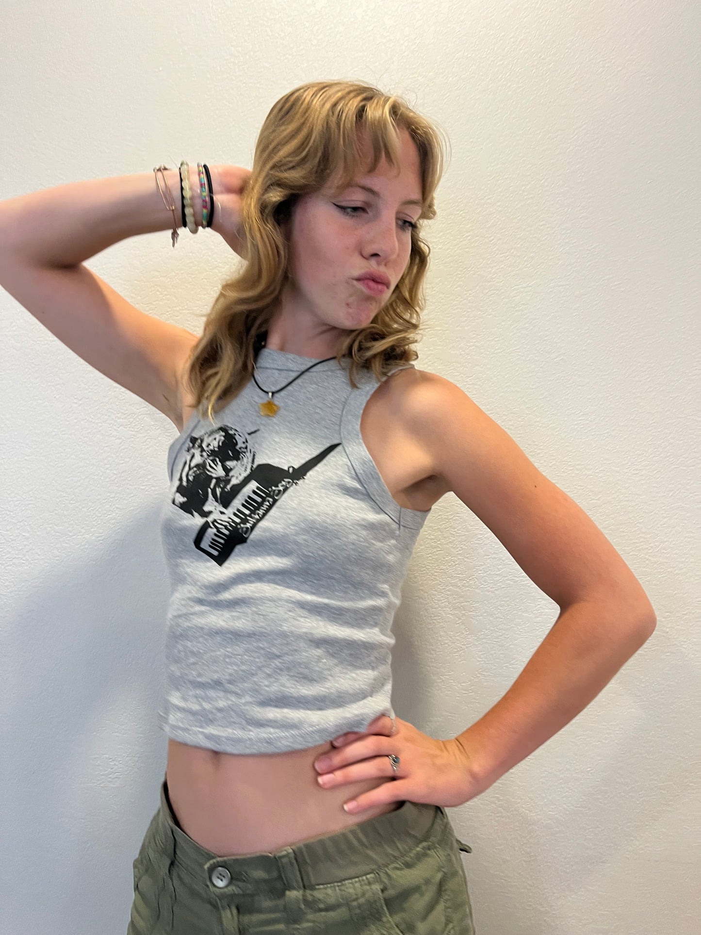 grey tiger keytar tank